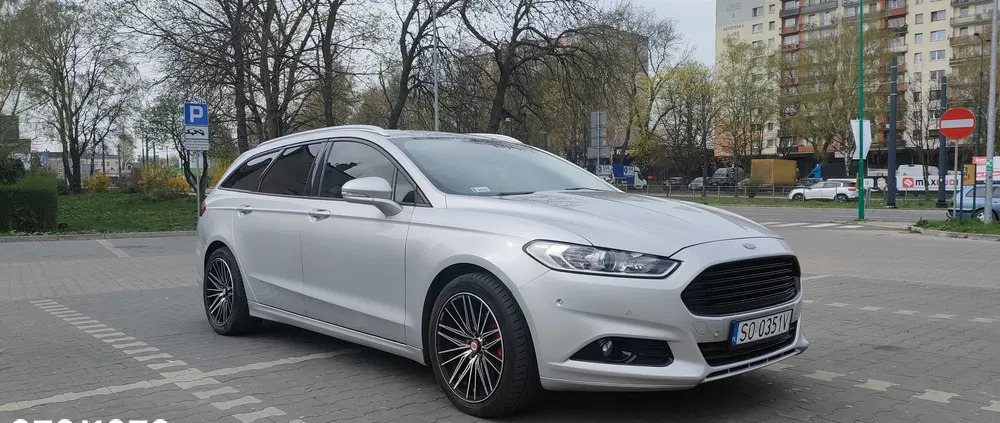 ford mondeo Ford Mondeo cena 44999 przebieg: 242000, rok produkcji 2015 z Sosnowiec